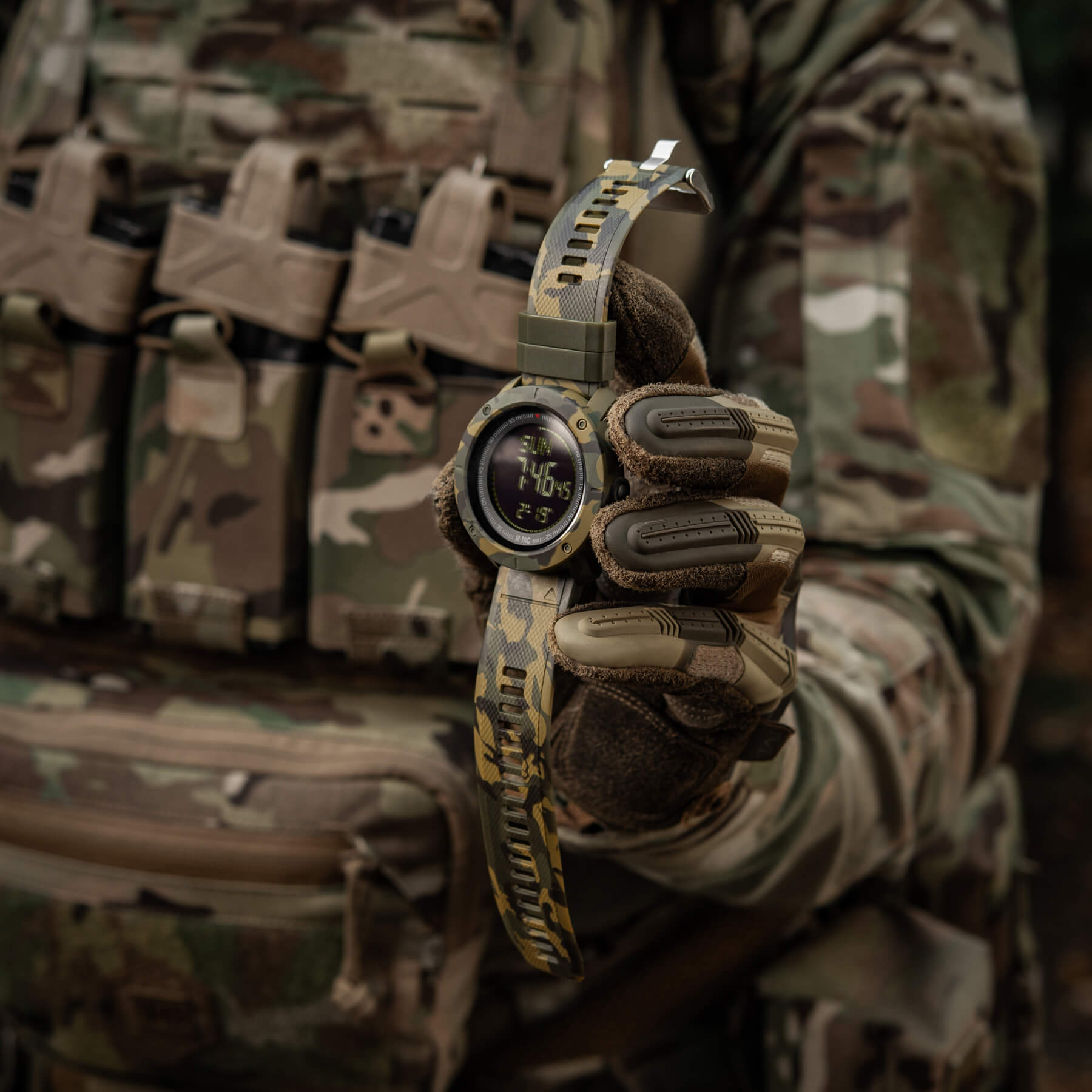 M-Tac годинник тактичний з компасом 2095 Camo купити за доступною