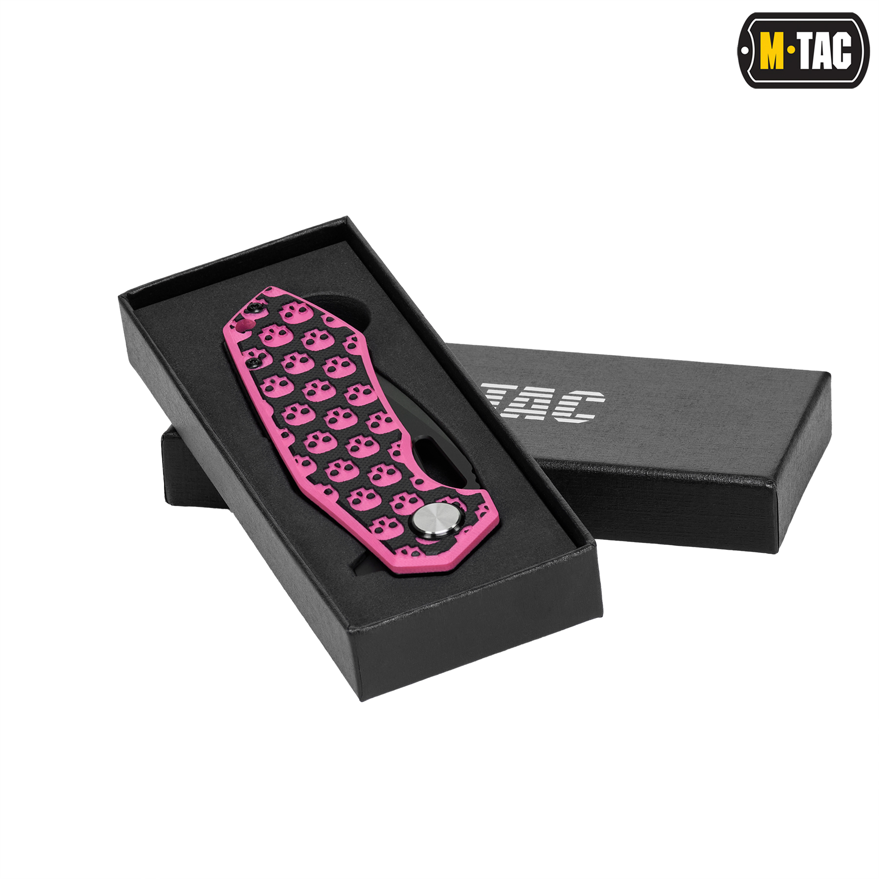 M-Tac ніж складний Type 12 Skull Black/Pink купити за доступною