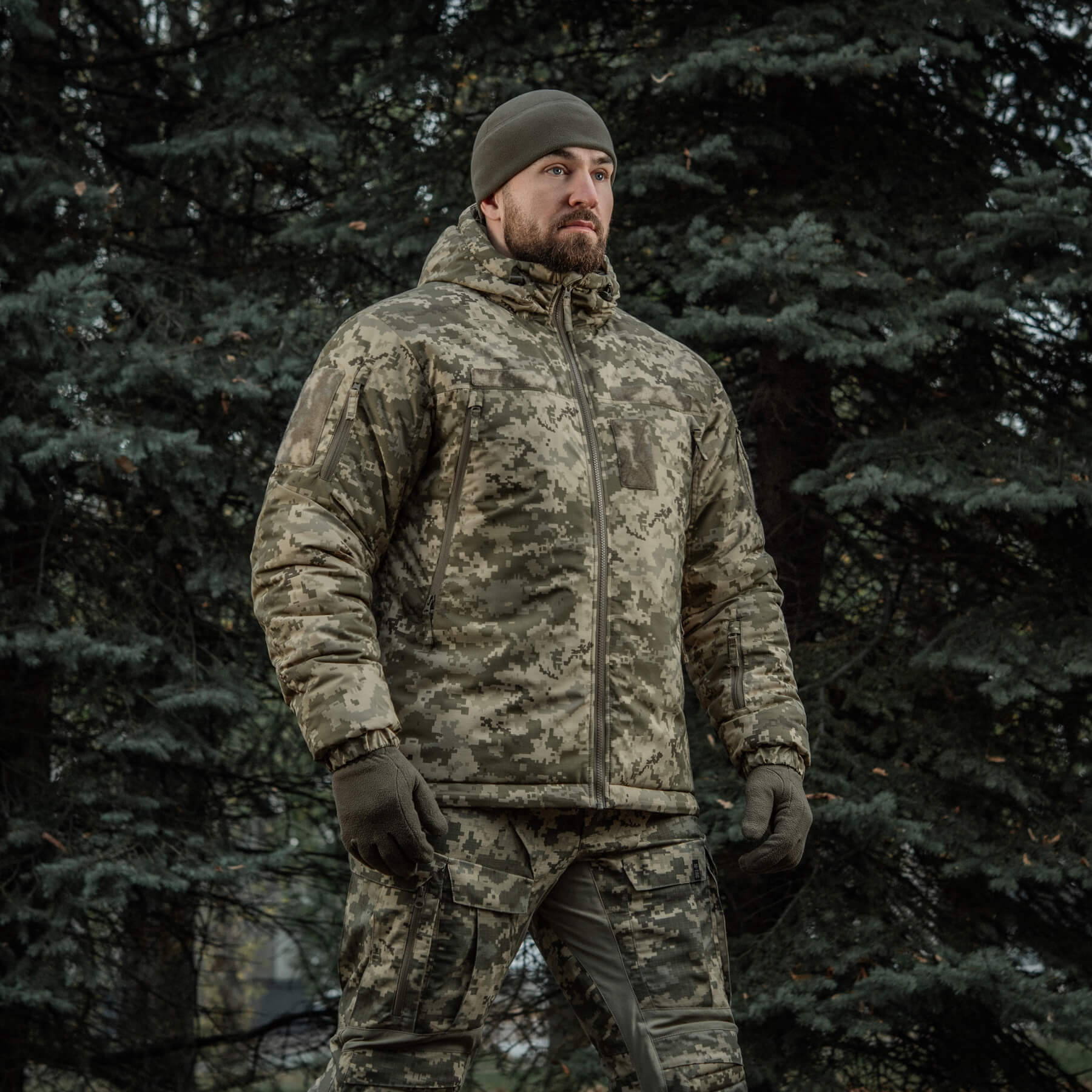 【激かわ❣️】  GOLF セットアップ　中綿　防寒　M M-Tac куртка зимова Alpha Gen.IV Pro Primaloft MM14 купити за