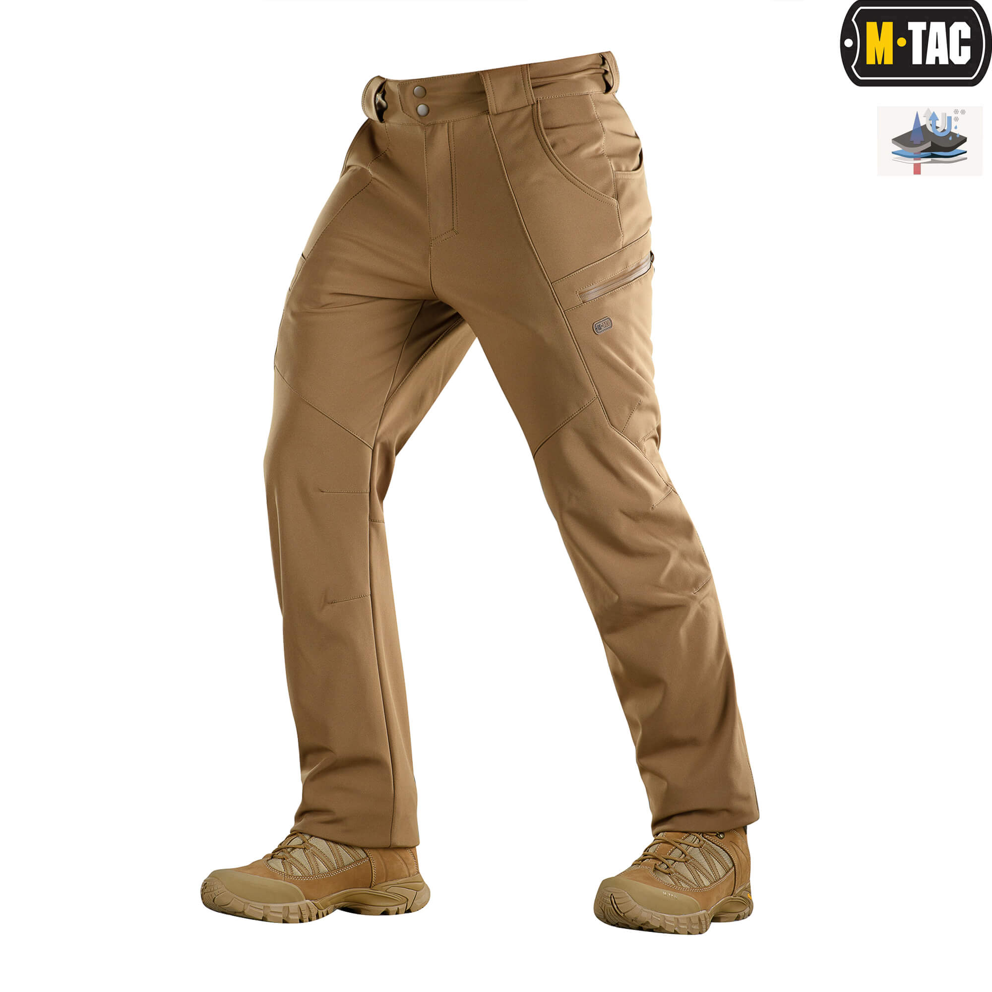 M-Tac штани Soft Shell Winter Coyote купити за доступною ціною у