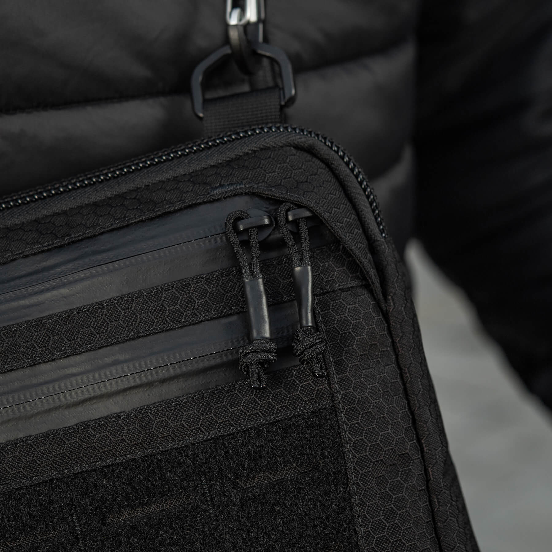 M-Tac сумка Admin Bag Large Elite з липучкою Hex Black купити за