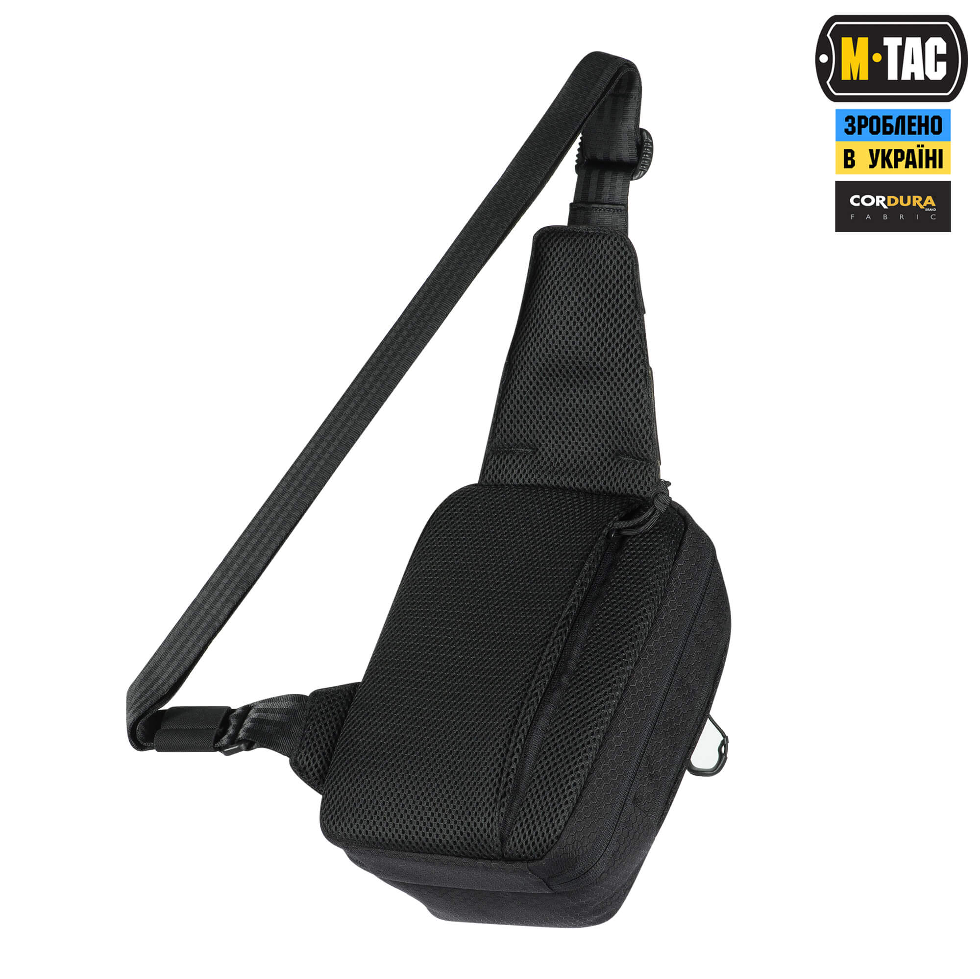 M-Tac сумка Sling Pistol Bag Elite Hex з липучкою Multicam Black