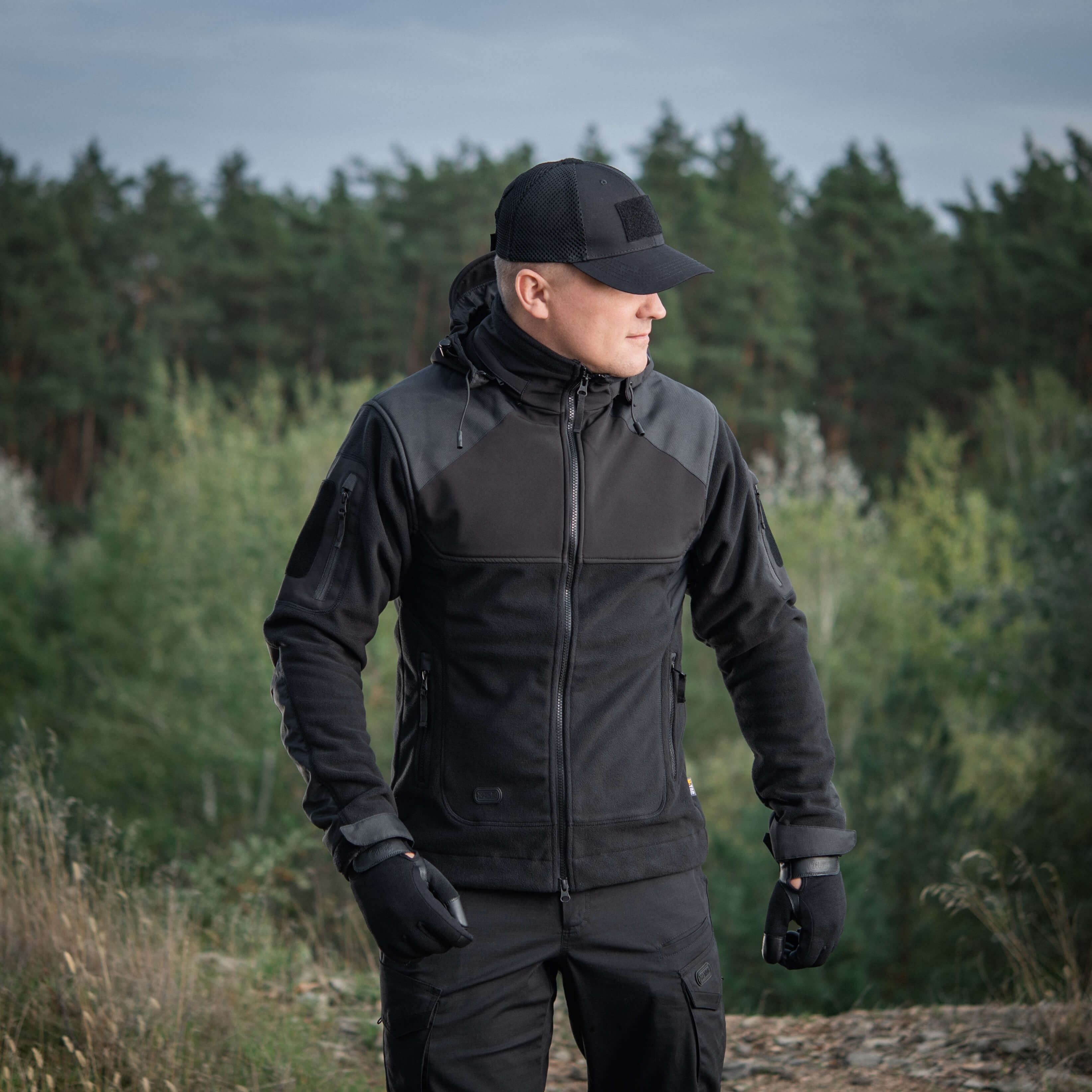 M-Tac куртка Norman Windblock Fleece Black купити за доступною