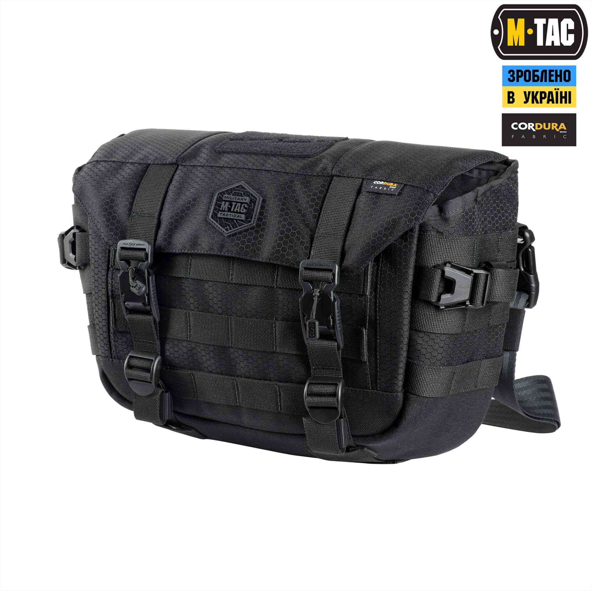 M-Tac сумка Messenger Bag Elite Hex Black купити за доступною