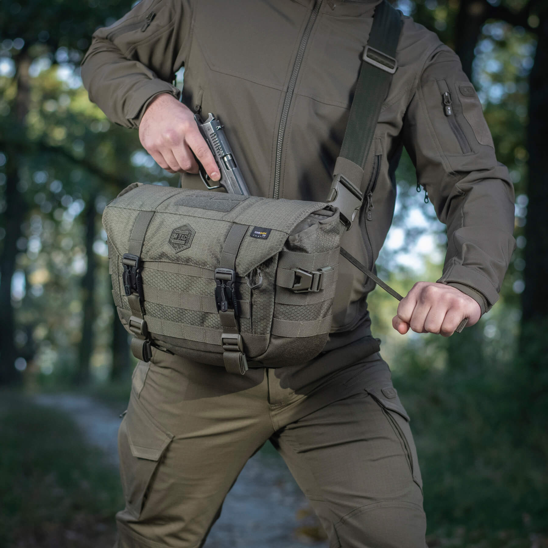 M-Tac сумка Messenger Bag Elite Hex Ranger Green купити за