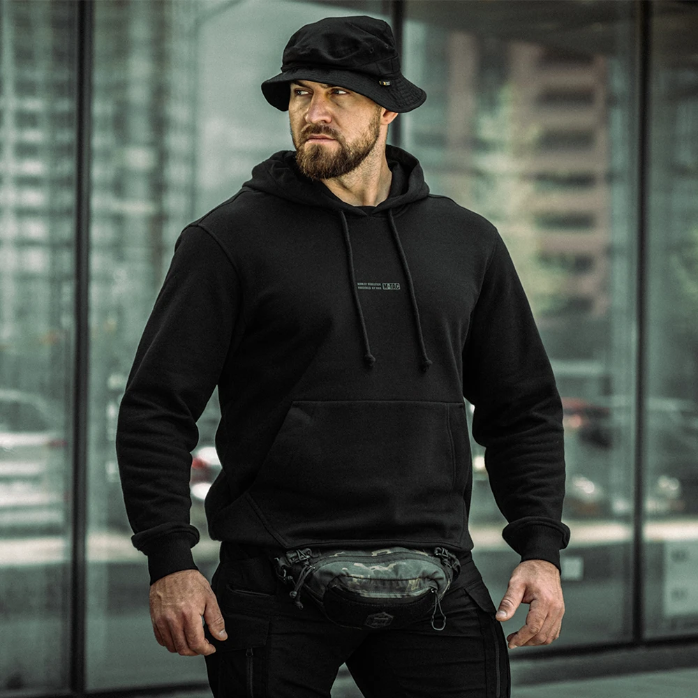 Огляд M-Tac кофта Hoodie Born by Revolution Hard Black