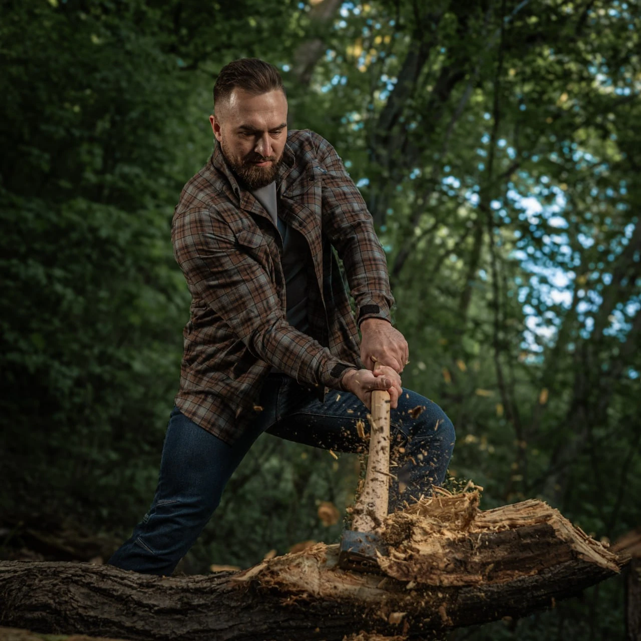 🎥▶️Детальний відеоогляд 🔥M-TAC СОРОЧКА LUMBERJACK MERINO COLD WEATHER GRAY/BROWN 🔥